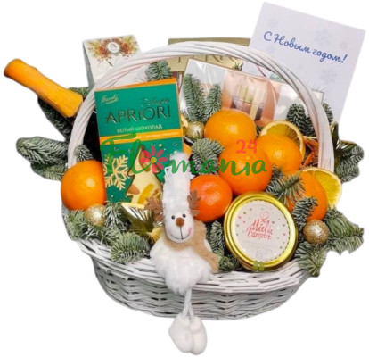 Праздничная корзинка All i want for Сhristmas is you